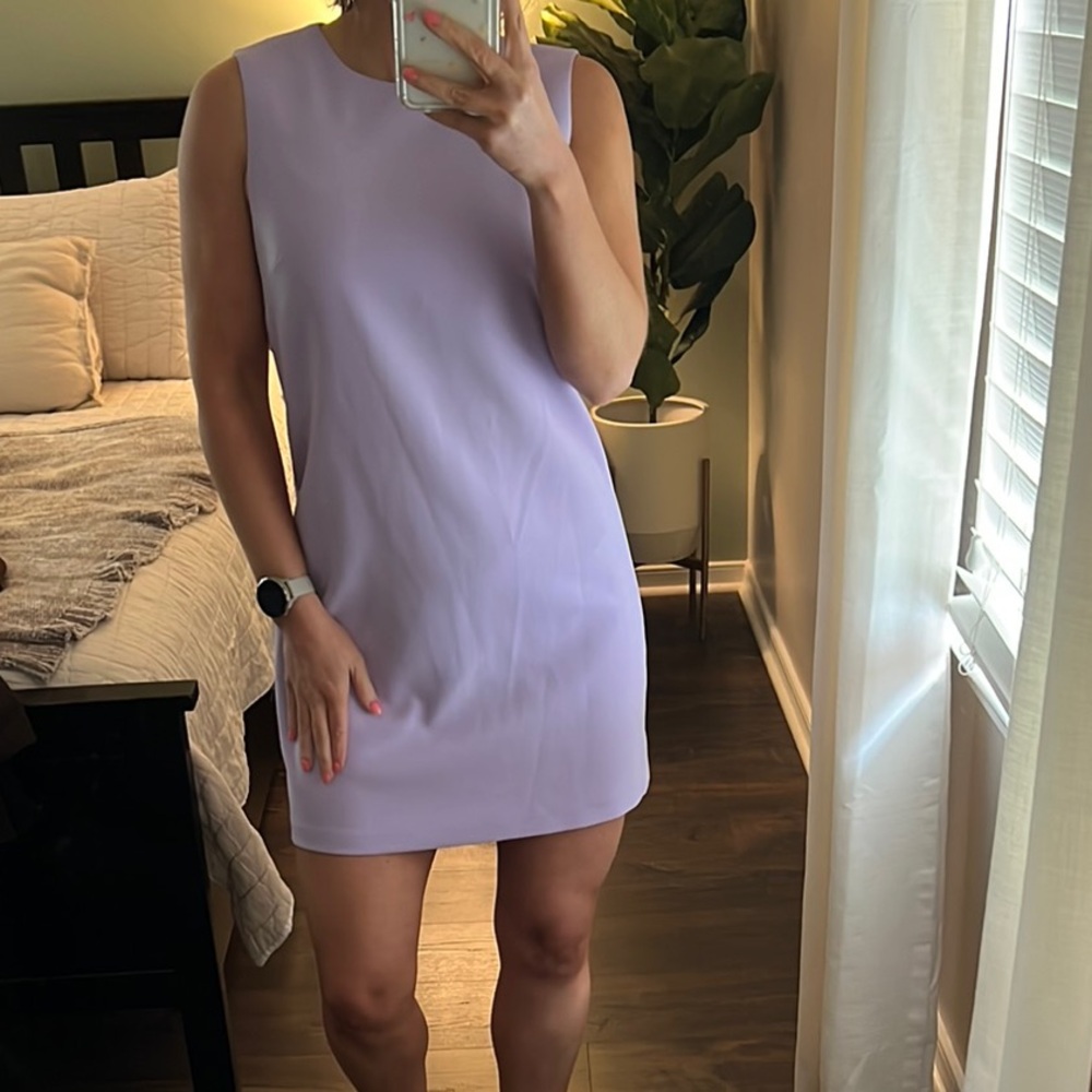 Alice + Olivia Lavender Sleeveless Dress